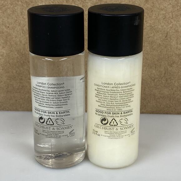 Gilchrist & Soames Travel Sz Cleansing Bars Lotion Shampoo Conditioner Lot of 7 - Picture 7 of 9